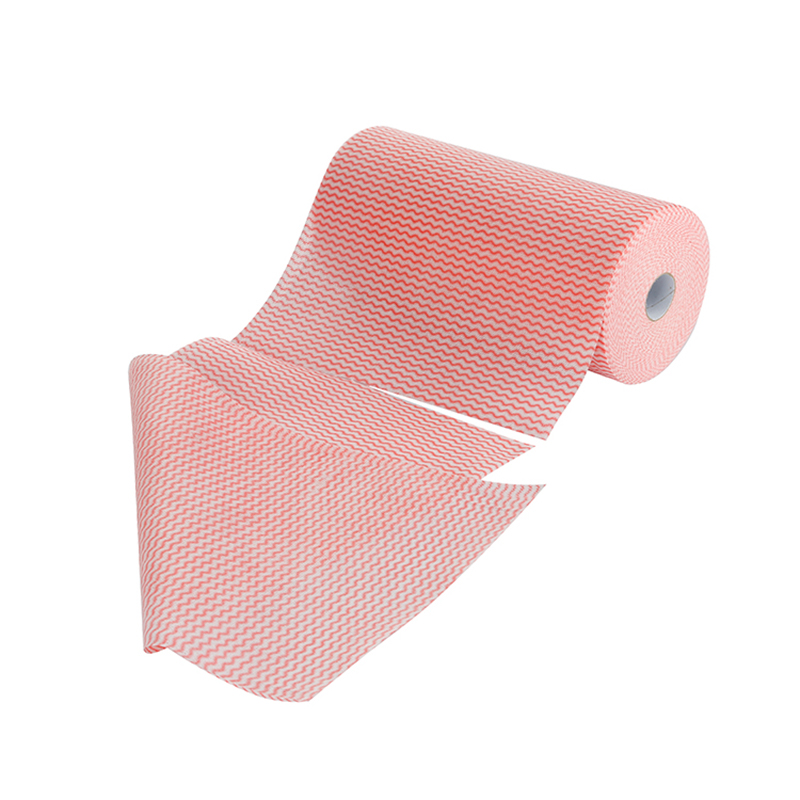 Bambusfiber/viskose polyester oliebestandig ikke-vævet rengøringsrulle