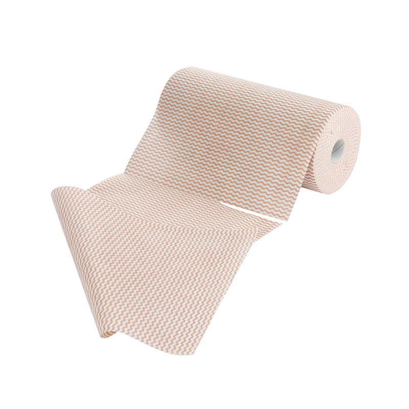 Bambusfiber/viskose polyester oliebestandig ikke-vævet rengøringsrulle