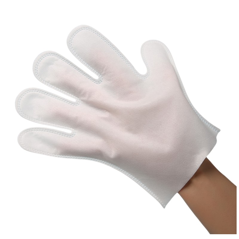 Våd og tør brug, viskose og polyester spunlace engangs ikke -vævet handske